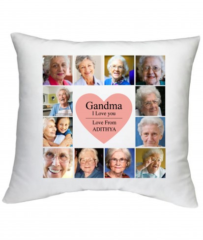 Personalised Photo Cushion for Grandmom